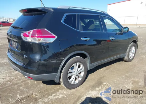 2016 Nissan Rogue Sv z USA, uszkodzony, nr VIN KNMAT2MT3GP599716